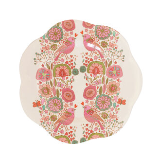 Overbeck and Friends Melamine plate Merle large