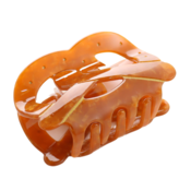 Red Cuckoo Hair Claw Clip Pretzel