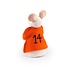 Sjaal met Verhaal Felt Decoration Muis met Voetbal