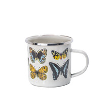 Sass & Belle Mug Enamel Vintage Butterflies