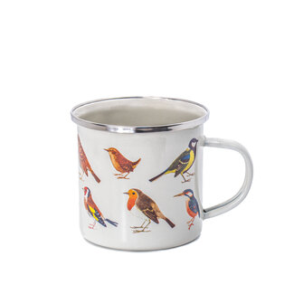 Sass & Belle Becher Emaille Vintage Birds