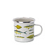 Sass & Belle Becher Emaille Vintage Fish