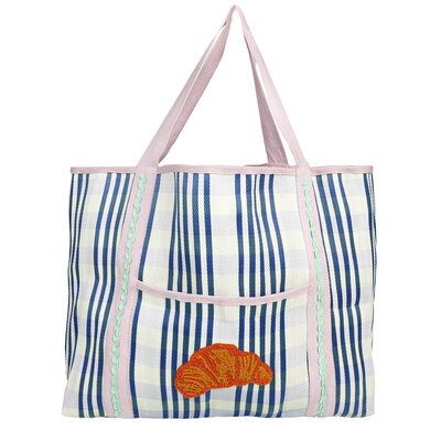 Talking Tables Recycled Tote Bag Woven Croissant