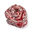 Schal Golden Hibiscus red