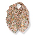 M&K Collection Schal Golden Hibiscus multi