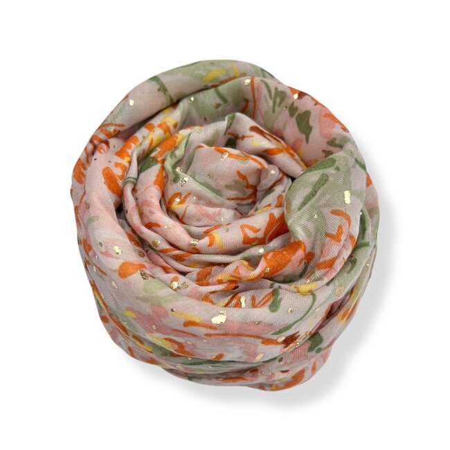 Scarve Golden Hibiscus multi
