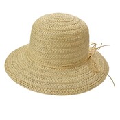 Clayre & Eef Straw Hat Dots brown - Copy