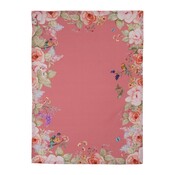 Clayre & Eef Tea towel Flowers pink