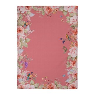 Clayre & Eef Geschirrtuch Flowers pink