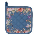 Clayre & Eef Potholder Flowers blue