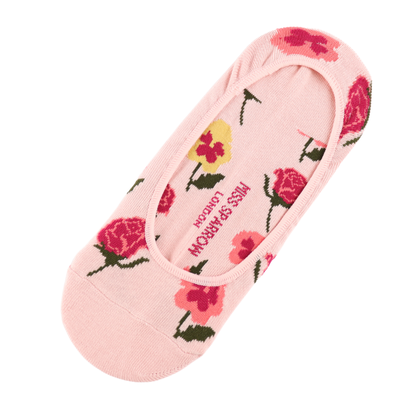 Miss Sparrow Invisible Footsie Bamboo Botany Study dusky pink