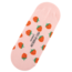 Invisible Footsie Bamboo Strawberries dusky pink