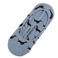 Invisible Footsie Bamboo Little Sausage Dogs blue