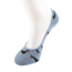 Invisible Footsie Bamboo Little Sausage Dogs blue