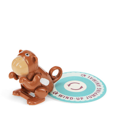 Rex London Wind-Up Jumping Toy Monkey