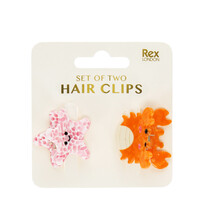 Rex London Hair Claw Clips Sea Creatures Set of 2