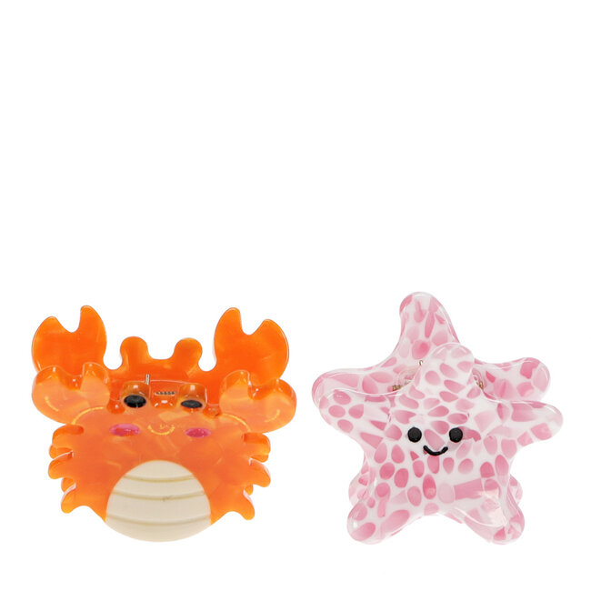 Haarklammern Sea Creatures Set of 2