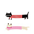 Rex London Haarclips Cats Set of 2
