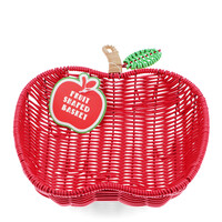 Rex London Woven Basket Summer Fruit Apple