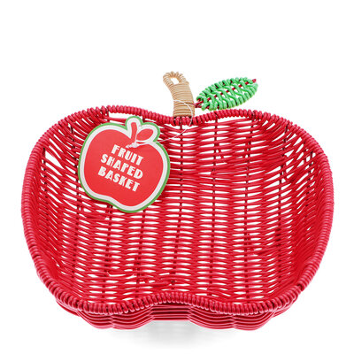 Rex London Woven Basket Summer Fruit Apple