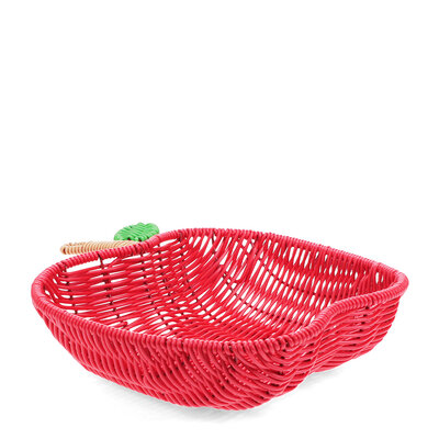 Rex London Woven Basket Summer Fruit Apple