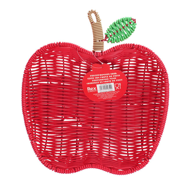 Woven Basket Summer Fruit Apple