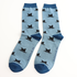 Miss Sparrow Mens Socks Bamboo Peeking Cats denim