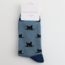 Männer-Socken Bamboo Peeking Cats denim