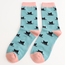 Socks Bamboo Peeking Cats duck egg