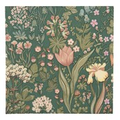 Clayre & Eef Papierservietten Flowers green pink