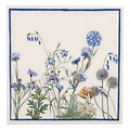 Clayre & Eef Paper napkins Flowers blue