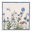 Clayre & Eef Paper napkins Flowers blue