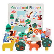 Rex London Wooden animal playset Woodland