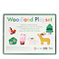 Wooden animal playset Woodland