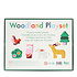 Rex London Wooden animal playset Woodland
