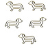 Rex London Paper Clips Dog Park