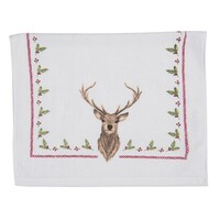 Clayre & Eef Guest towel Deer