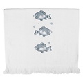 Clayre & Eef Guest towel Fishes