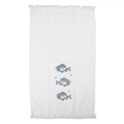 Clayre & Eef Guest towel Fishes