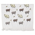 Clayre & Eef Guest towel Sheep