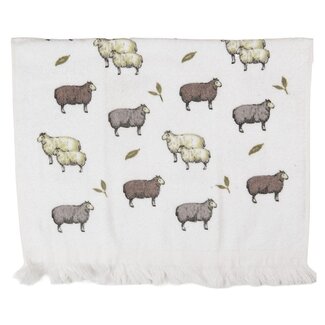 Clayre & Eef Gästetuch Sheep