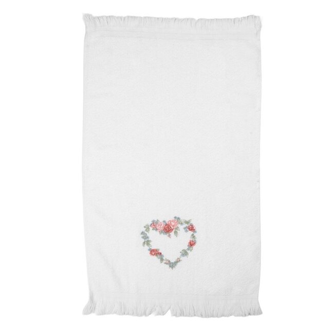 Guest towel Heart