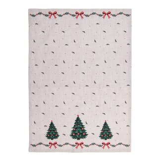 Clayre & Eef Tea towel Christmas