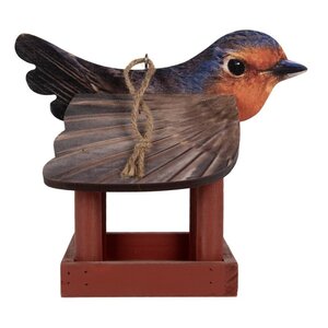 Clayre & Eef Bird feeder Wood Bird