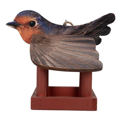 Clayre & Eef Bird feeder Wood Bird