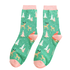 Miss Sparrow Socken Bamboo Festive Foxes green