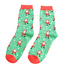 Socken Bamboo Jolly Santa green