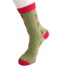 Miss Sparrow Socken Bamboo Xmas Sausage Dogs green