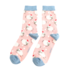 Miss Sparrow Socks Bamboo Santa Sheep dusky pink