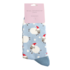 Miss Sparrow Socks Bamboo Santa Sheep powder blue